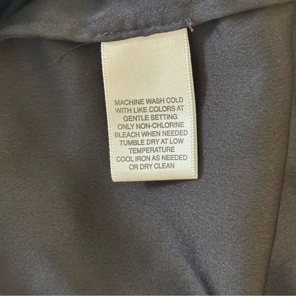 Lord & Taylor Round Neck Black Tank Top or Dress Sheer Small - Picture 6 of 6